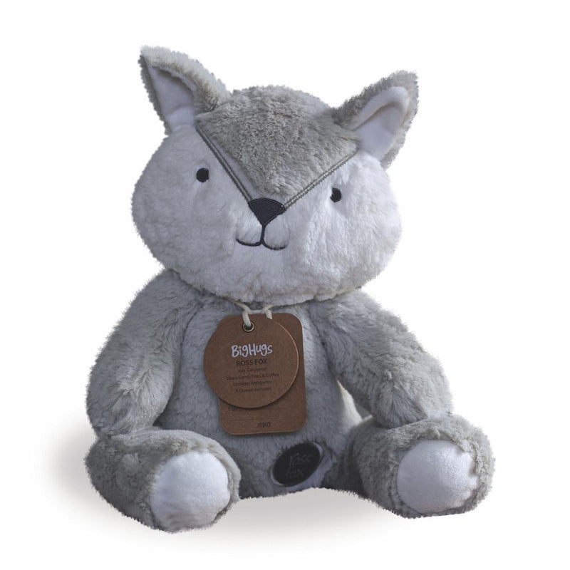 gray fox stuffed animal