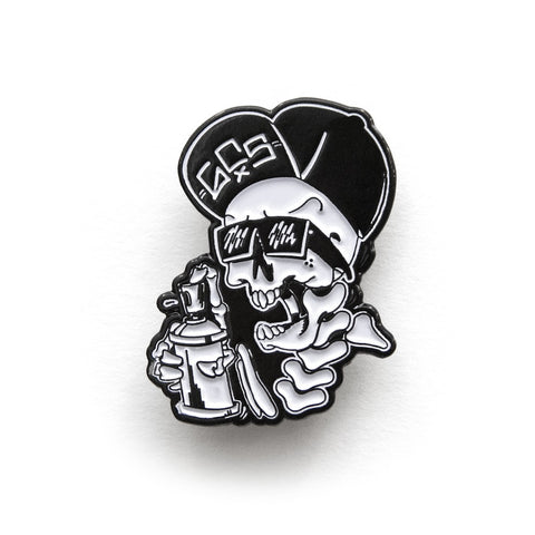 streetwear graffiti pin