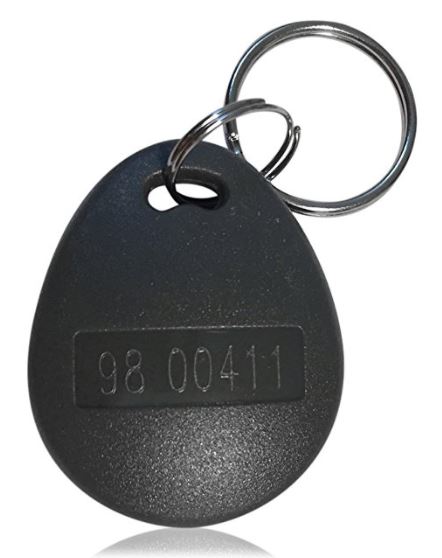 400 pcs 26 Bit Proximity Key Fobs Weigand Thick Grey