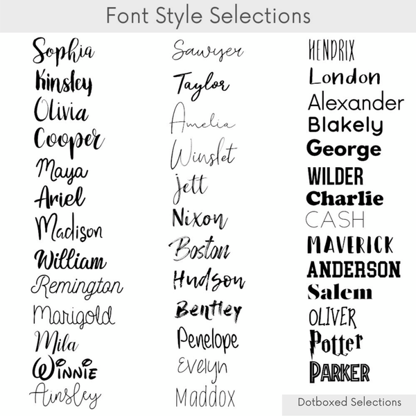 Personalized Name Crib Sheet – Dotboxed