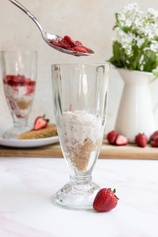 summer days strawberry shortbread