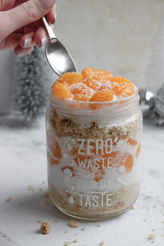 vegan coconut orange trifle