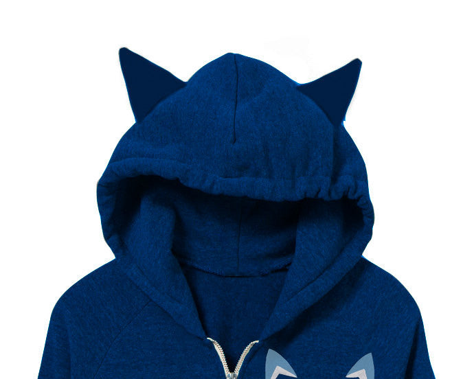 blue fox hoodie