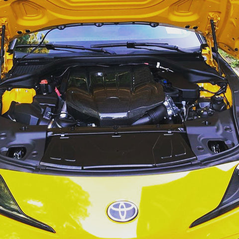 2020 Toyota Supra Full Carbon Fiber Engine Cover ...