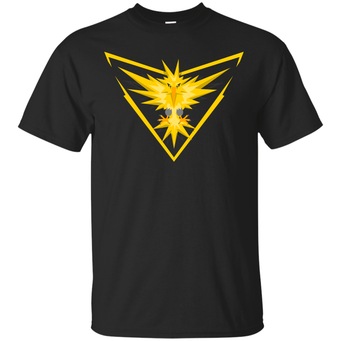 Pokemon Go Team Instinct Logo Only Pokeauto Tshirtamazingcom