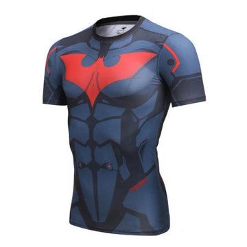 youth superhero compression shirts