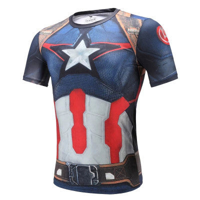 youth superhero compression shirts
