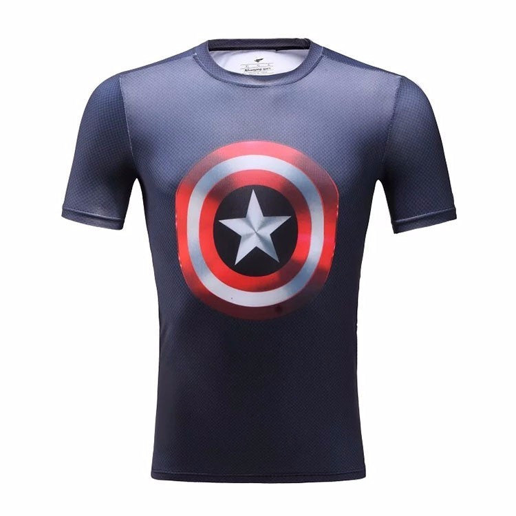 youth superhero compression shirts