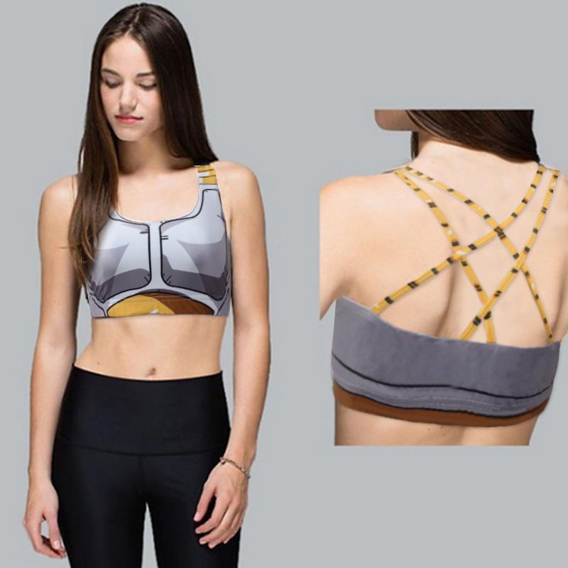 dragon ball z sports bra and shorts