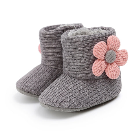 gray baby girl shoes