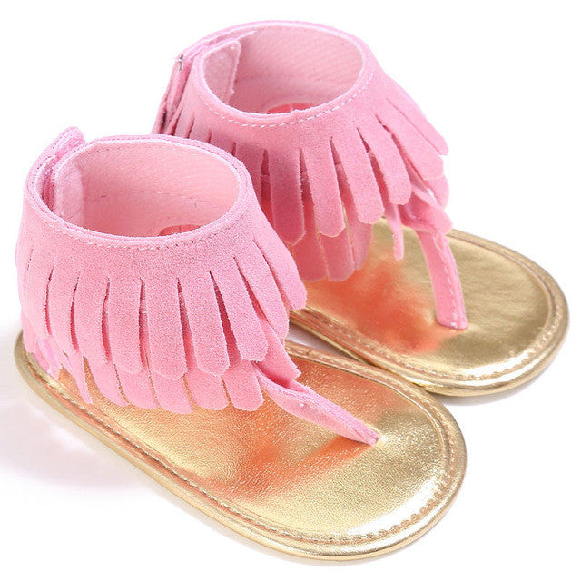 baby girl first walker sandals