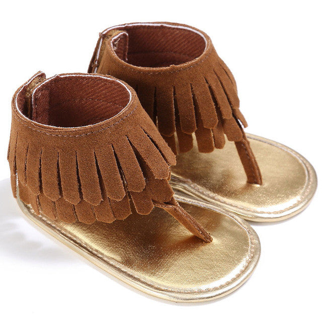 baby fringe sandals