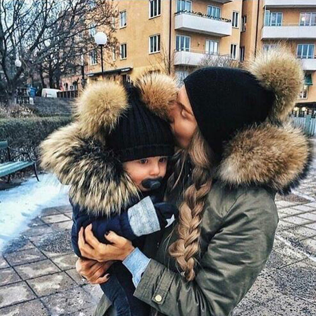 mommy and me matching beanies