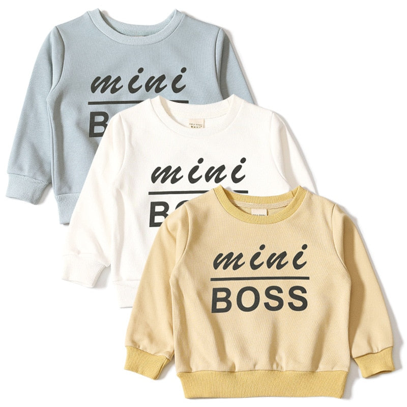 mini boss sweatshirt