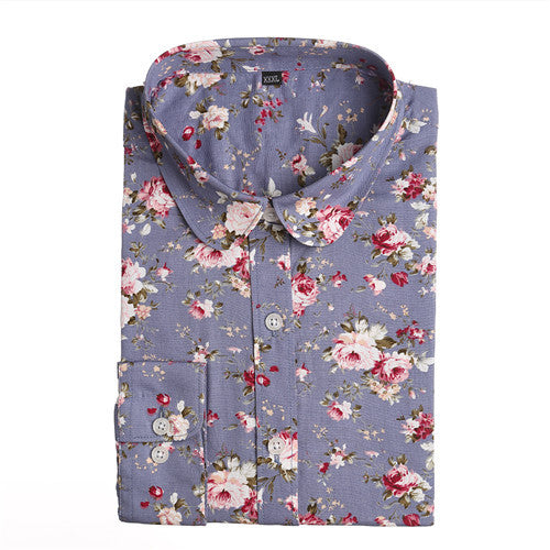 Cherry Vintage Blouse Shirt Women's Fashion Floral Shirt – Scruffy Chic ...