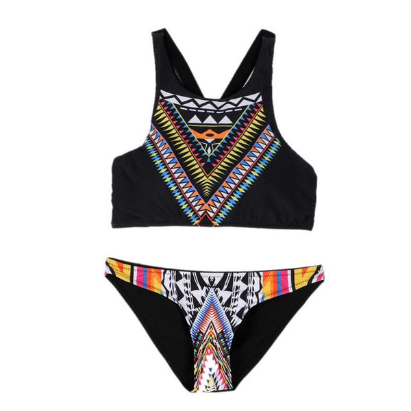 Ethnic Tribal Print Bikini Tribal Swimsuit Swimwear Ethnic Tribal Bath ...