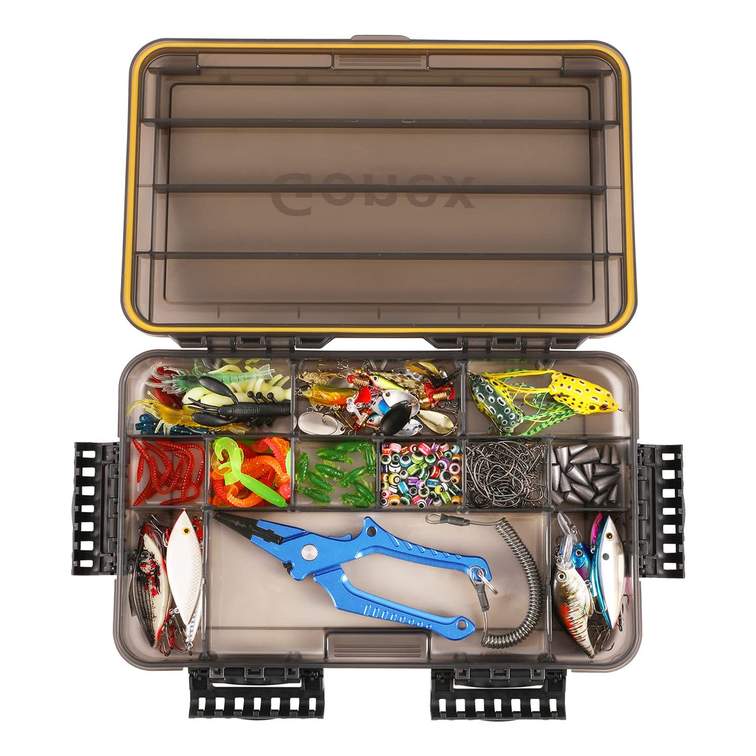 TRUSCEND Fishing Tackle Box Organizer and Storage, 3700 Waterproof