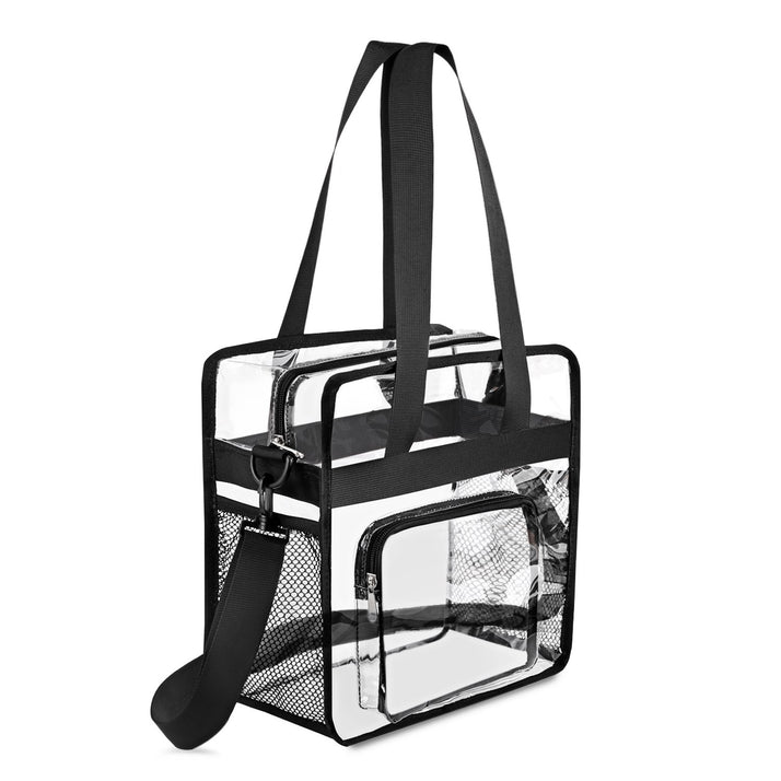 clear tote bags with pockets