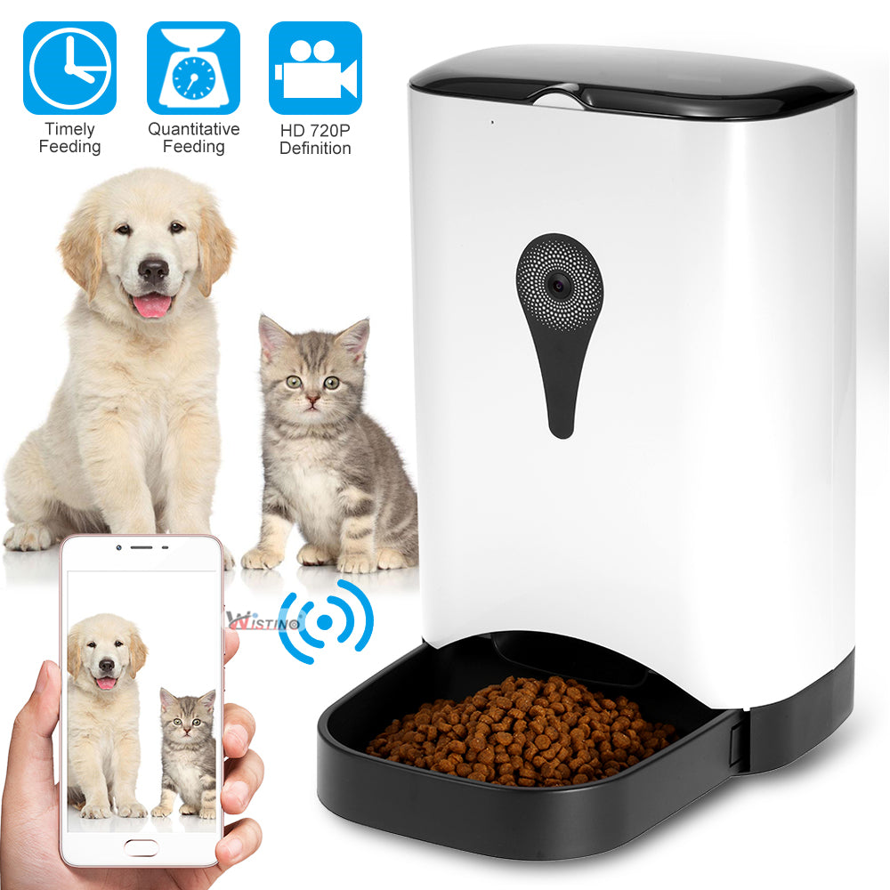 Automatic Pet Feeder Food Dispenser With Camera