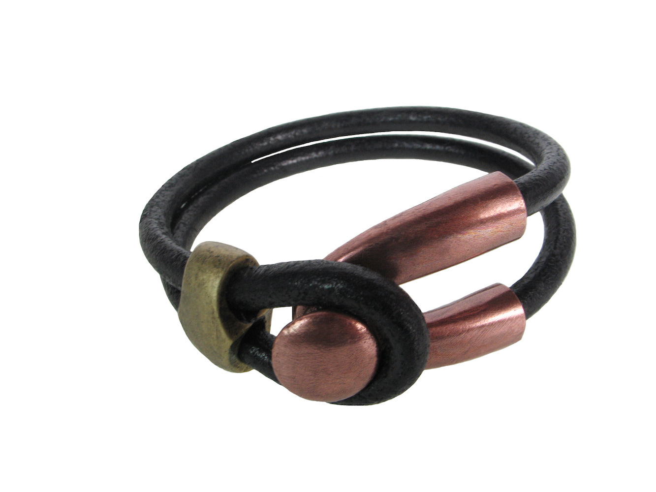 Ermenegildo Zegna Men's Double Wrap Leather Bracelet | A.K. Rikk's