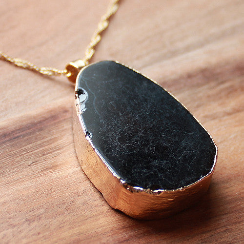 black agate stone