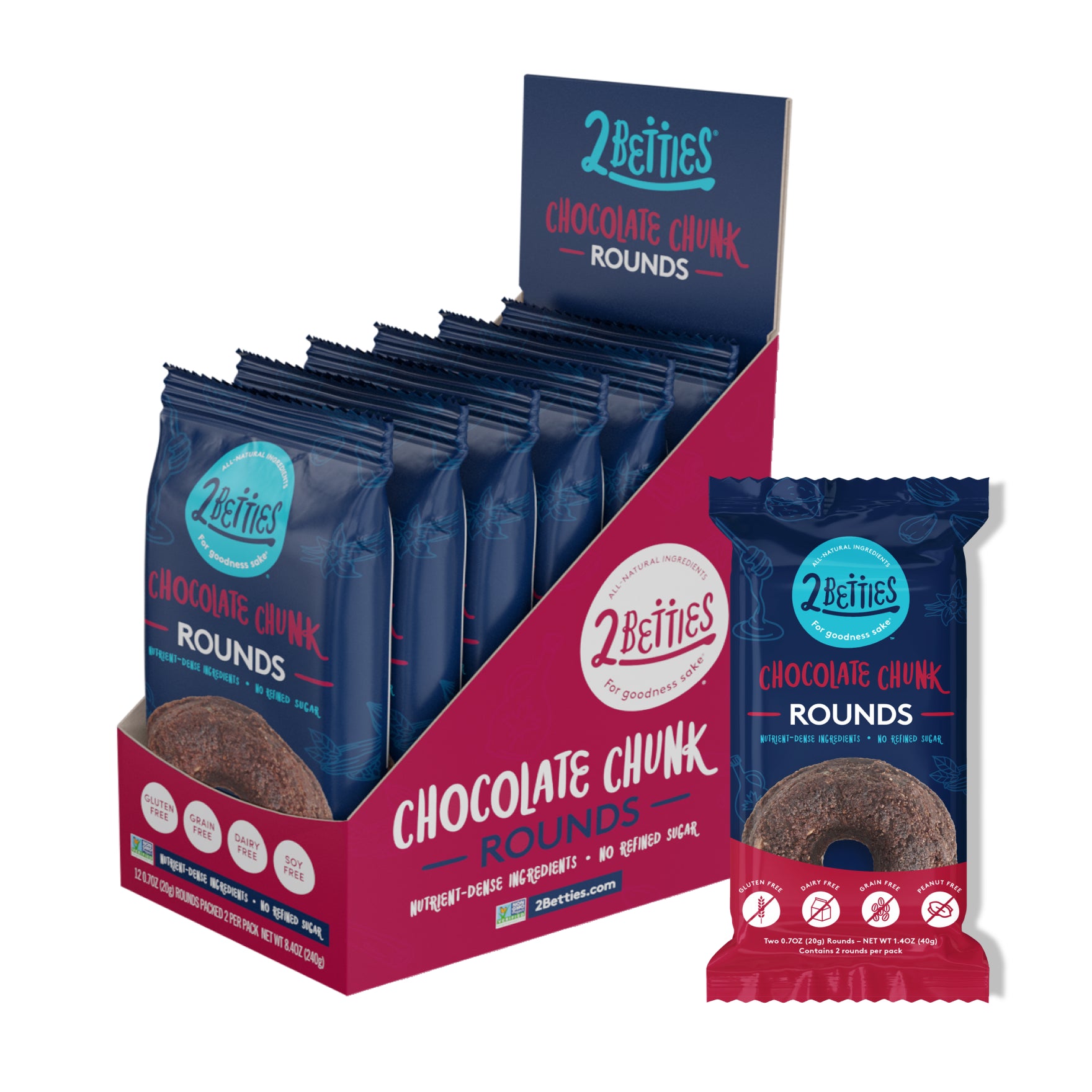 BUNDLE: Chocolate Chunk Rounds - 2Betties product image