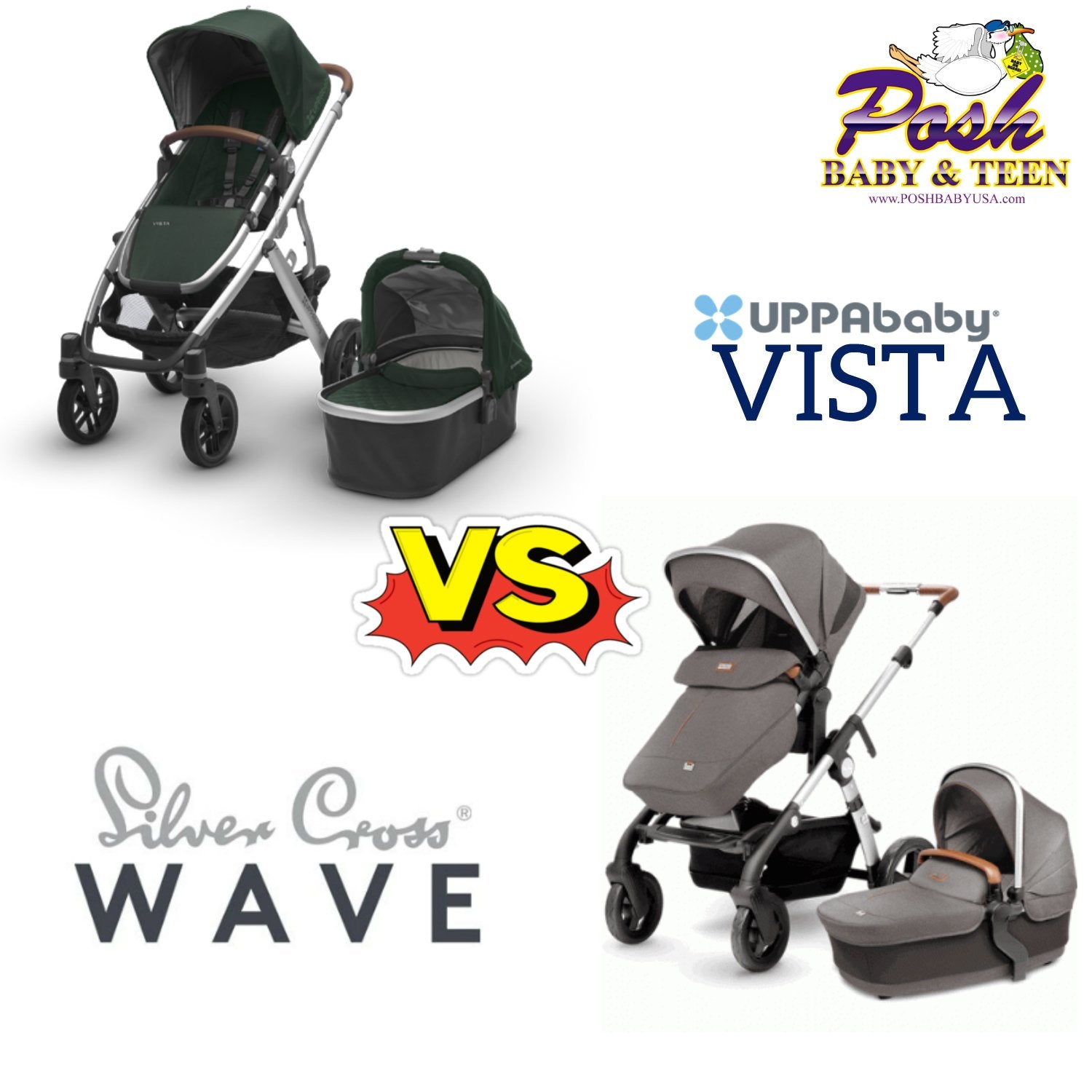 silver cross wave vs uppababy vista