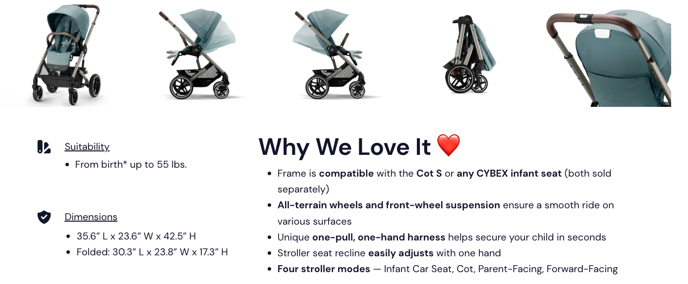 Cybex Balios S Lux 2 Stroller