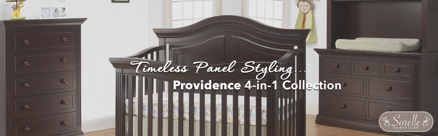 sorelle providence crib stone grey