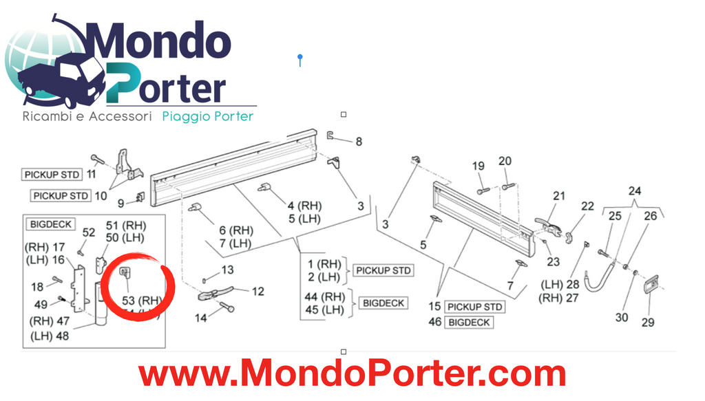 rubber buffer piaggio porter 6633187Z01000