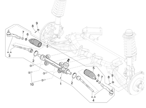 ricambi articolazione sterzo piaggio porter np6 