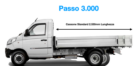 dimensioni cassone piaggio porter np6 ruota gemellata