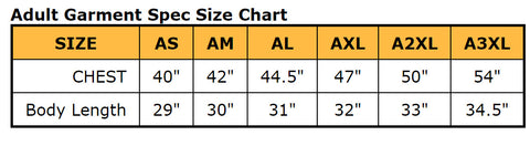 Sizing Chart