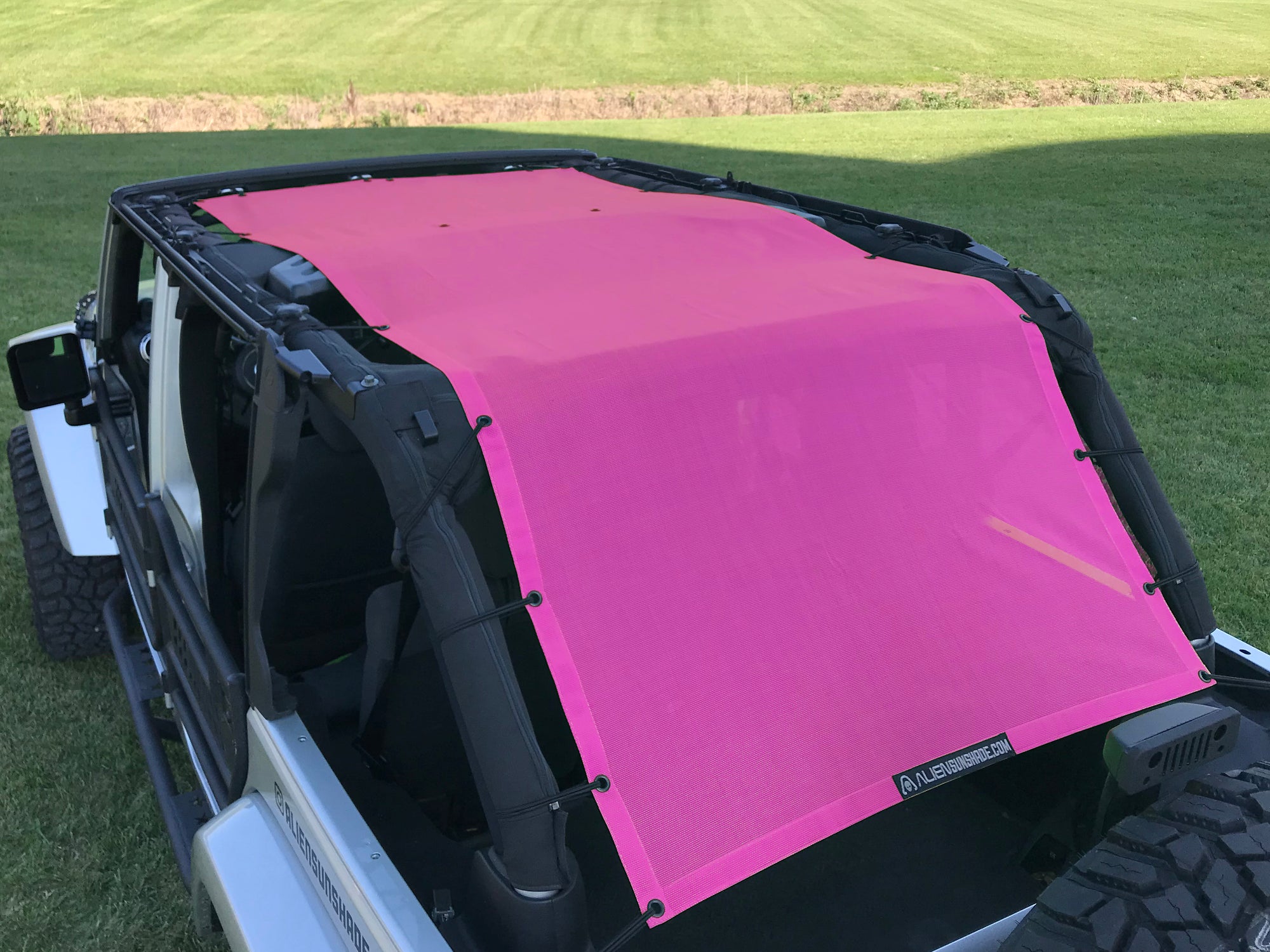 Alien Sunshade Jeep Wrangler Extra Long Full Length Mesh Sun Shade Top Cover 4 Door Jku 07 18