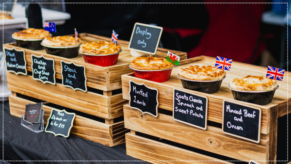 Pie Stall at a Farmers Market