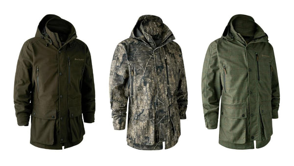 Product Image of the Deerhunter Pro Gamekeeper Jacket in Three Colours