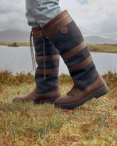 Person Wearing Dubarry Galway Boots Outside