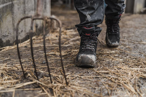 Hoggs of Fife Boots worn for farming