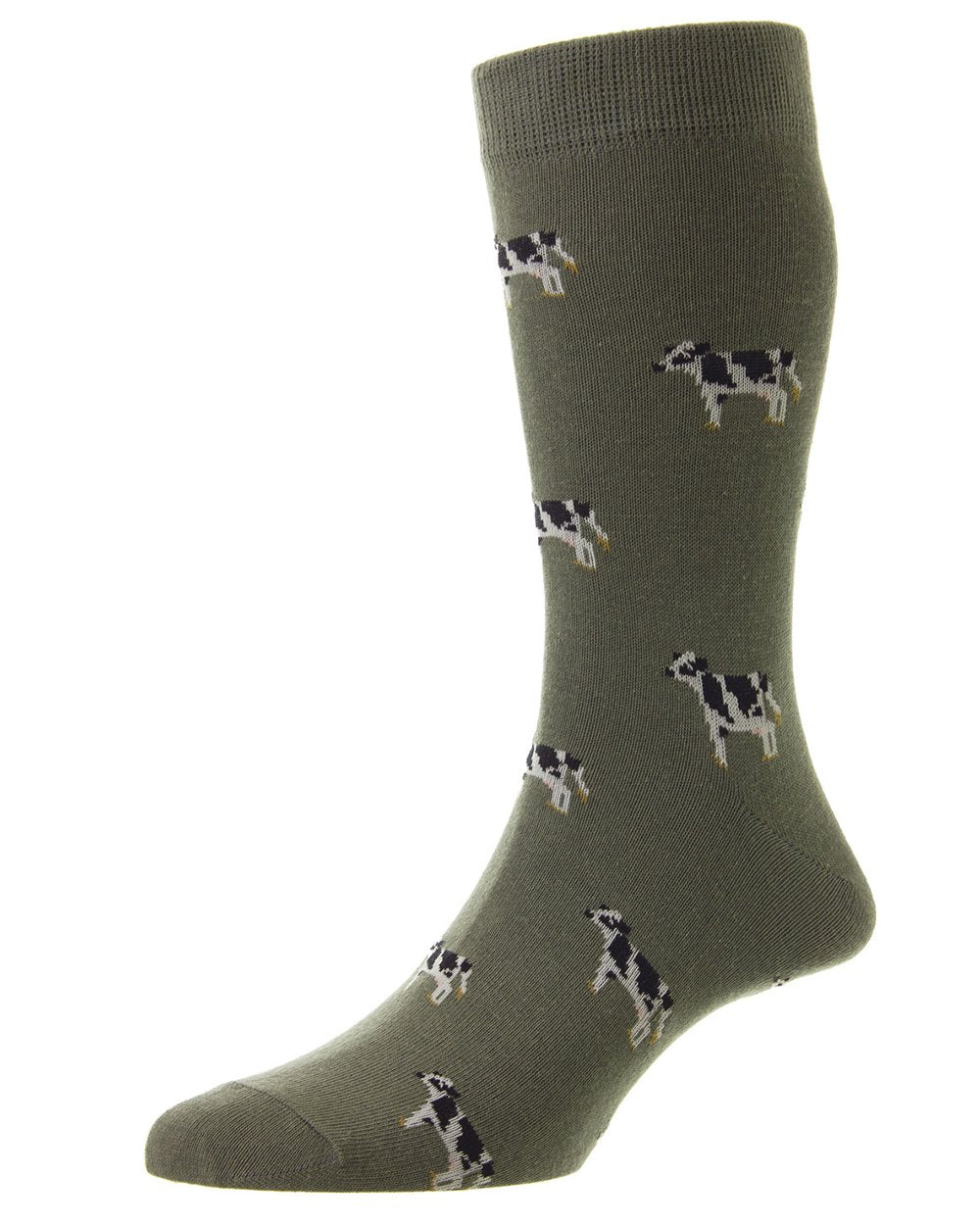 Image of HJ Hall Farm Motif Cotton Rich Socks