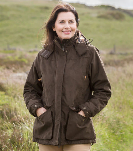 Woman Wearing Hoggs of Fife Jacket