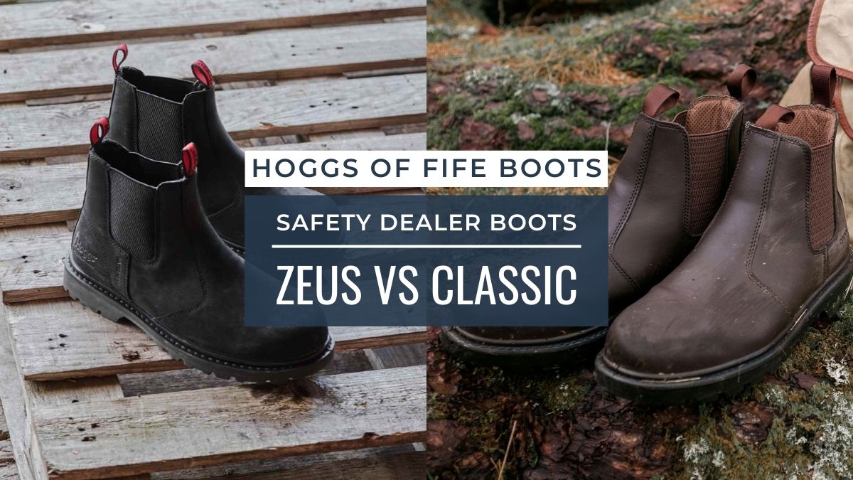 Hoggs of Fife Boots Comparison of Zeus vs Classic Safety Dealer Boots