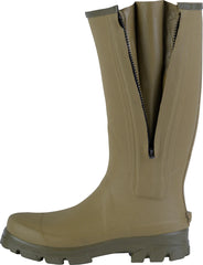 Gusset of Jack Pyke Ashcombe Zipped Wellingtons against a white background