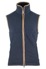 Jack Pyke Countryman Fleece Gilet in navy against white background