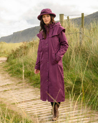 Woman Wearing Lighthouse Outback Waterproof Coat