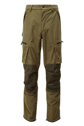 Ridgeline Pintail Explorer Waterproof Pants in khaki against a white background