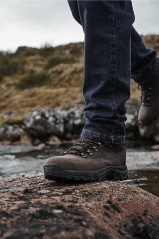 Man wearing Hoggs of Fife boots for hiking