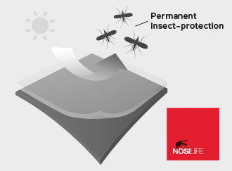 Nosilife insect repelling fabric with stretch built in 