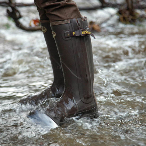 Percussion Wellies Worn in the Water