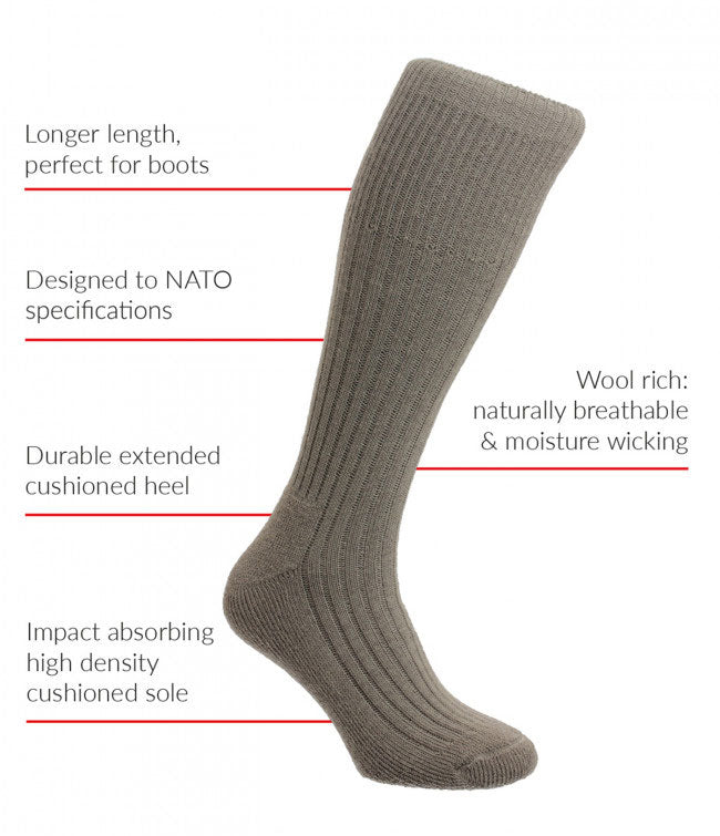 Premium Boot Sock - Wool - HJ213 - Buy Online - HJ Hall Socks