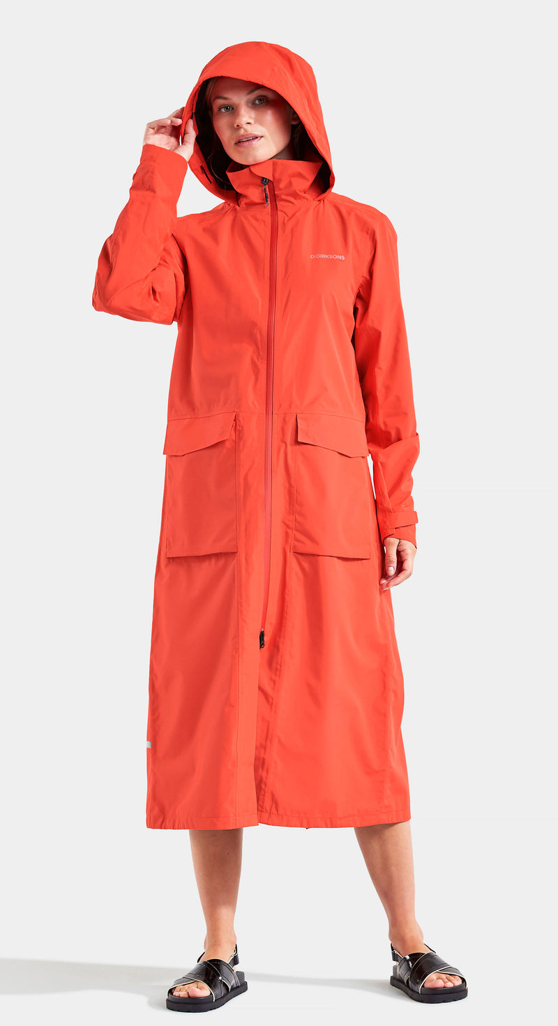 Didriksons Nadja Long Waterproof Coat | Hollands Country Clothing